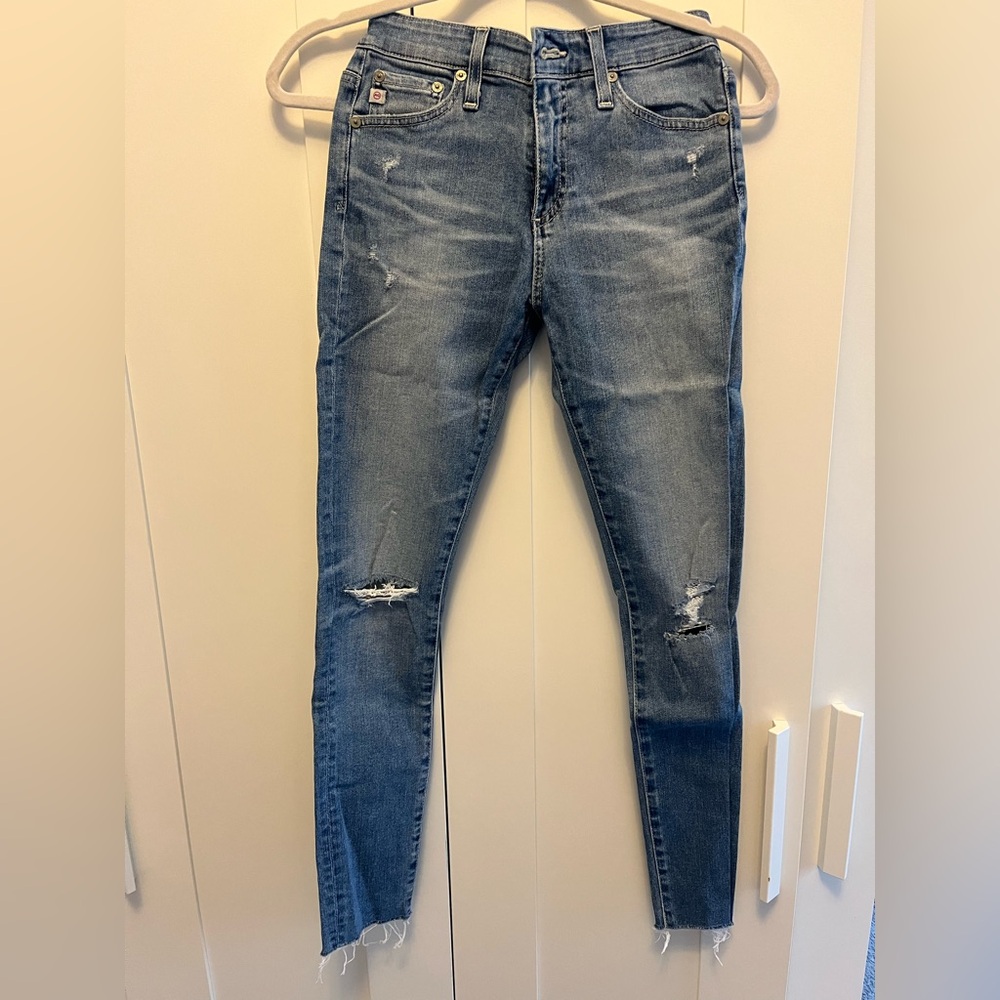 AG Adriano Goldschmied Light Blue Skinny Jeans